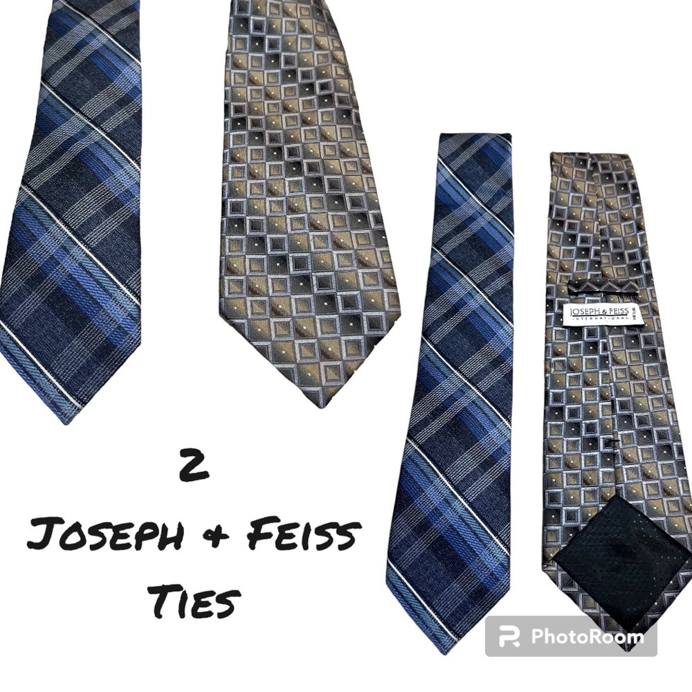 2 Joseph & Feiss vintage ties